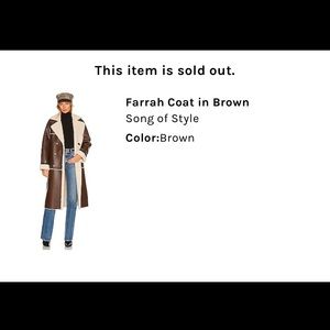 Revolve Song of Style Farrah Coat